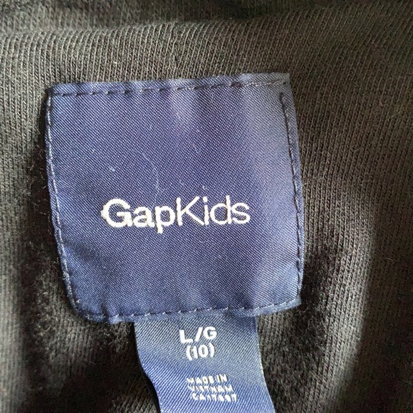 Gap Black Fleece Peacoat Size 10 Large - Picture 3 of 7